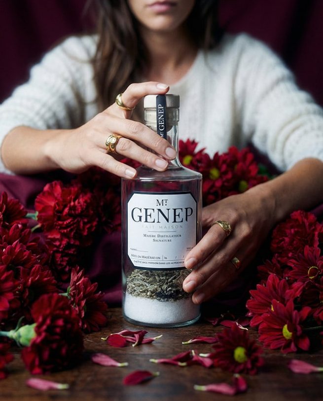 Kit de génépi artisanal Mont Genep – bouteille premium pour liqueur maison