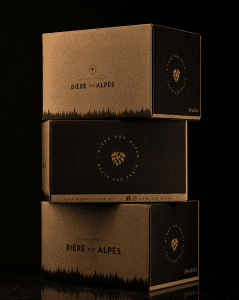 carton-Bière artisanale Bière des Alpes Boréale Exotic IPA, IPA aromatique brassée avec de l’épicéa