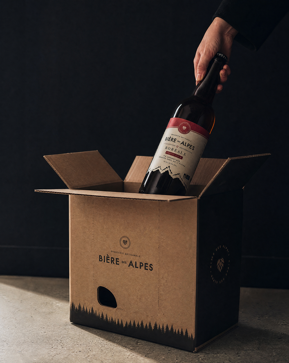 Bière des Alpes – Boréale (carton 75cl)